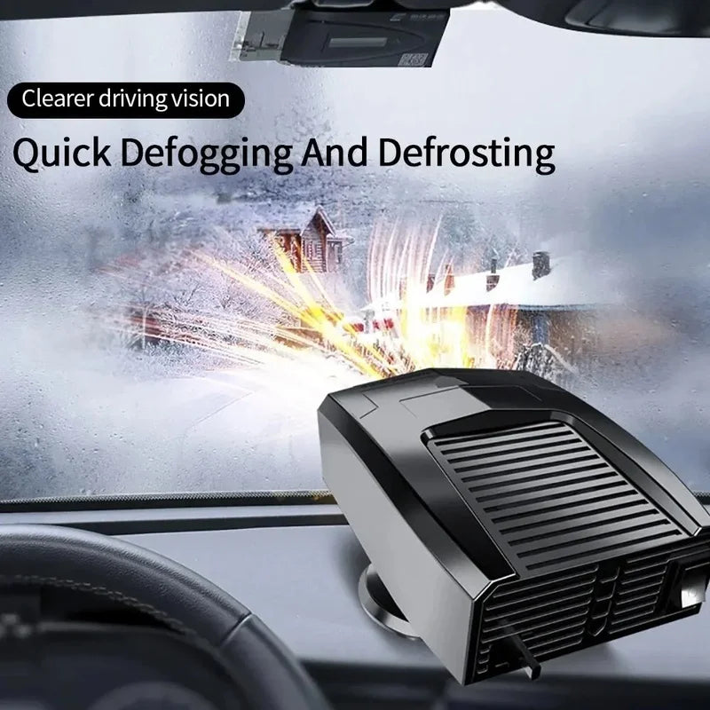 Calefactor Portátil para Coche y Camión 12V/24V con Desempañador