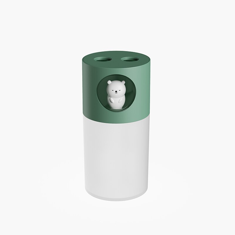 Humidificador Portátil USB Doble Spray con Lámpara Aromática