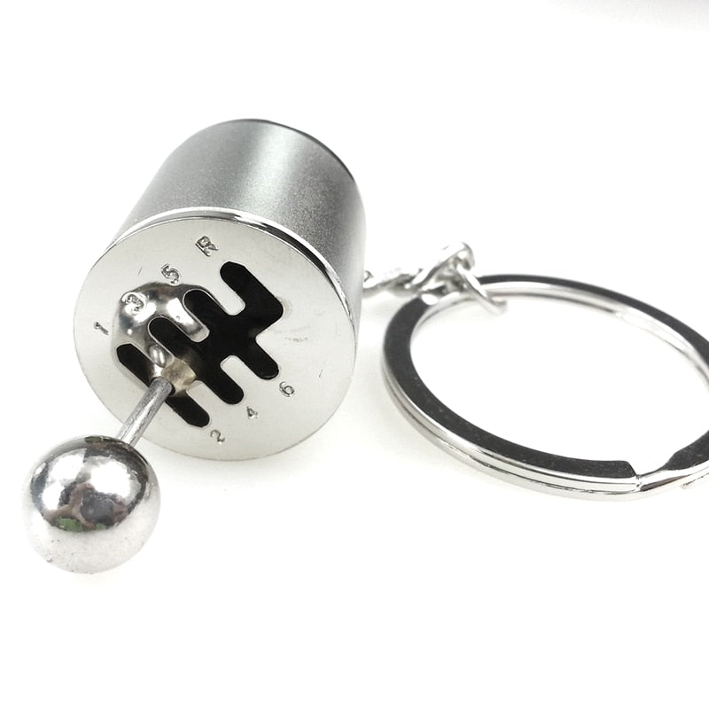 Llavero Turbo y Palanca de Cambios para Coche