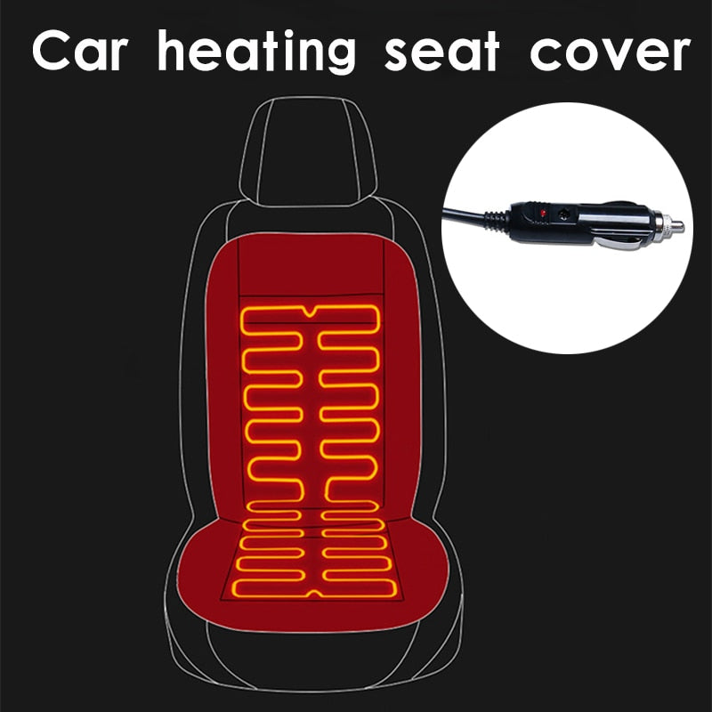 Funda Calefactada Universal para Asiento de Coche y Camión 12V