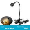 Lámpara LED USB con Pinza Flexible para Lectura y Trabajo Nocturno