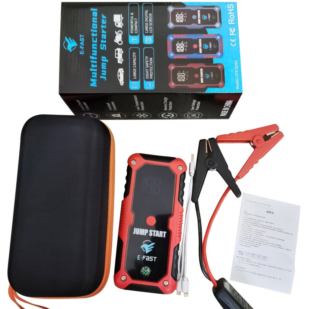 Arrancador Portátil ZYX-Q520 20000mAh con Linterna LED