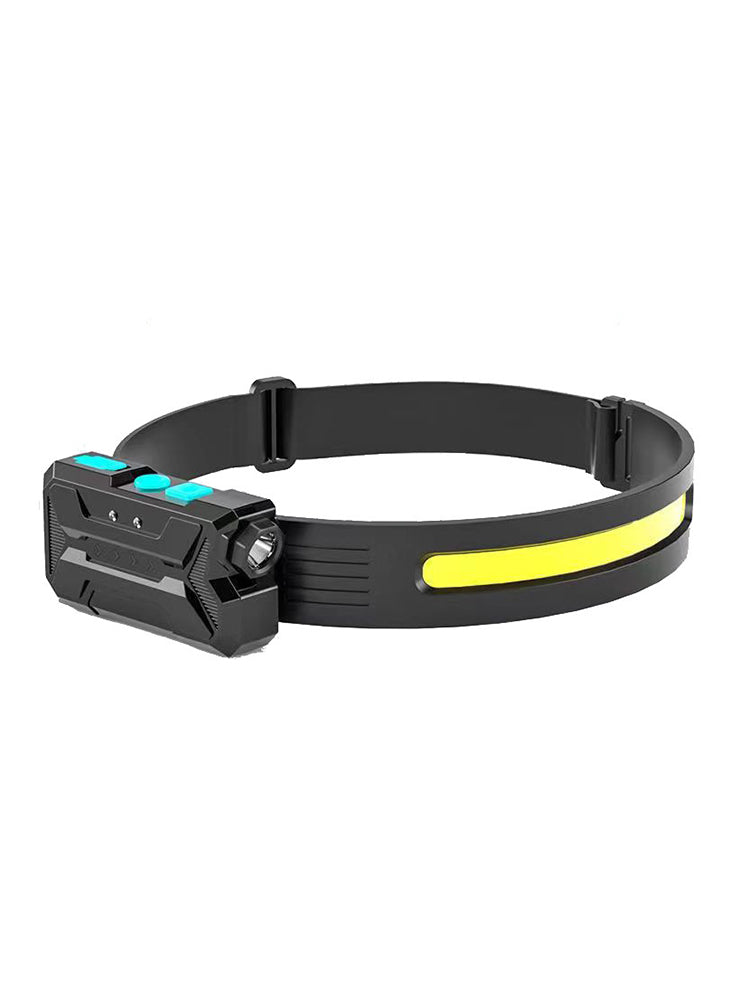 Frontal LED COB Recargable USB para Ciclismo y Running Nocturno