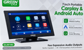 Pantalla CarPlay y Android Auto 7" Inalámbrico con Altavoz y Bluetooth para Camión
