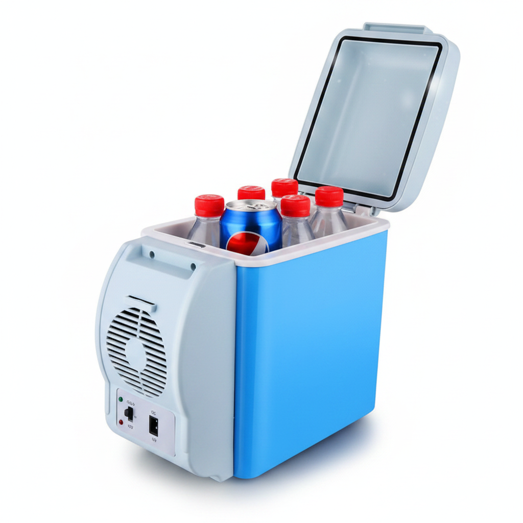 Mini nevera portátil 7.5L azul