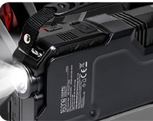 Arrancador de Batería Jump Starter 16000mAh con Compresor de Aire e Inflador para Coche